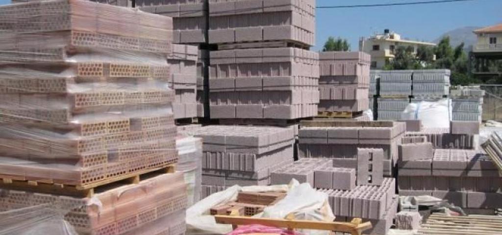Αυξήθηκαν 1,3% οι τιμές των οικοδομικών υλικών τον Μάρτιο  Αυξήθηκαν 1,3% οι τιμές των οικοδομικών υλικών τον Μάρτιο